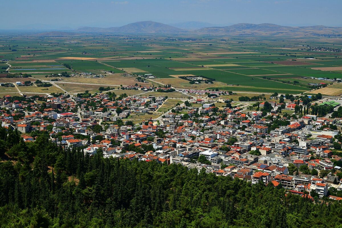 Teselya ovasında tarım alanları